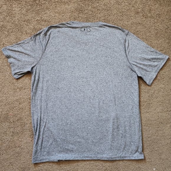 Grey Under Armour Tee, Men's XL - Picture 3 of 7